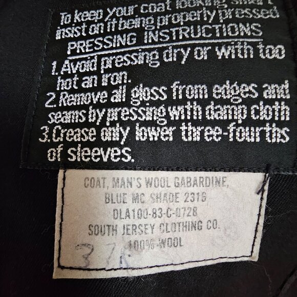 Authentic U.S Marine Corp USMC Dress Blue Jacket - Picture 4 of 4